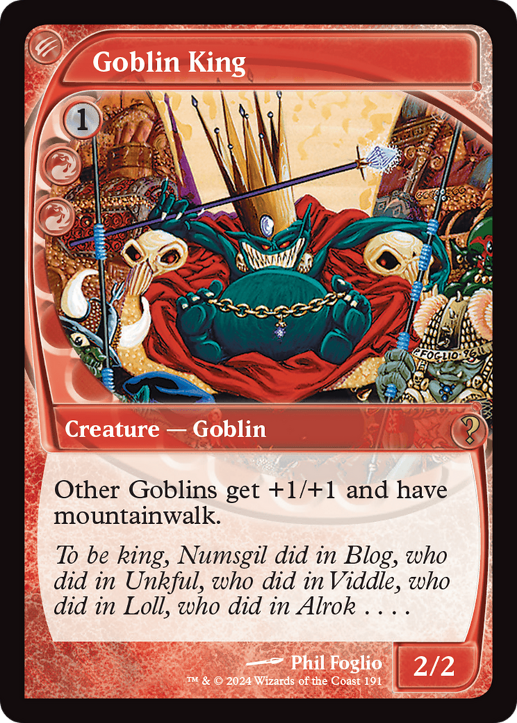 Goblin King (Future Sight) [Mystery Booster 2] | Exor Games Truro