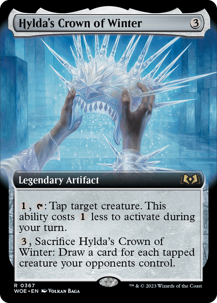 Hylda's Crown of Winter (Extended Art) [Wilds of Eldraine] | Exor Games Truro