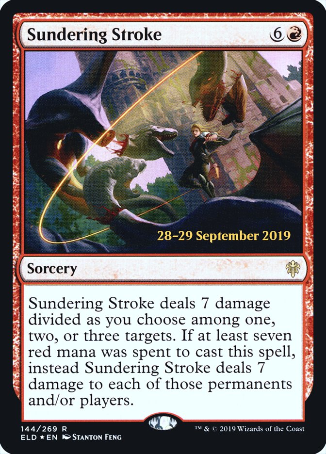 Sundering Stroke [Throne of Eldraine Prerelease Promos] | Exor Games Truro