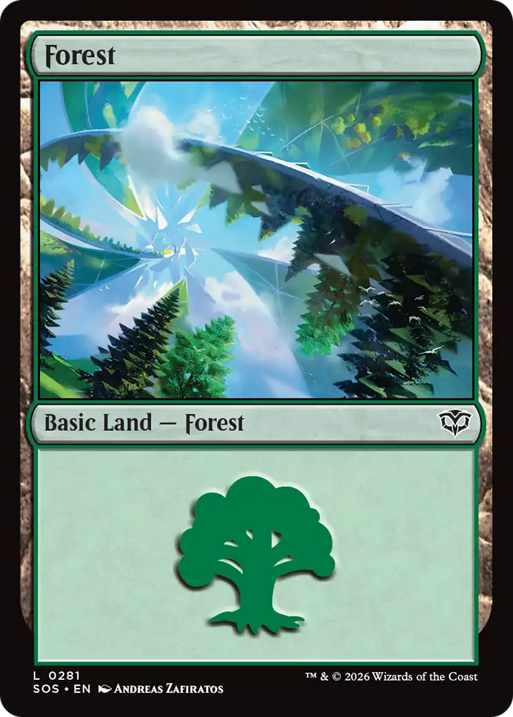 Forest (0281) [Secrets of Strixhaven] | Exor Games Truro