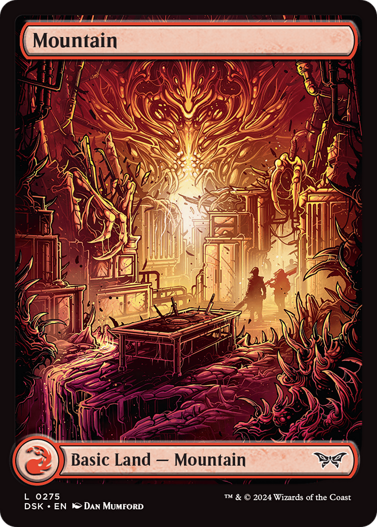 Mountain (275) - Full Art [Duskmourn: House of Horror] | Exor Games Truro