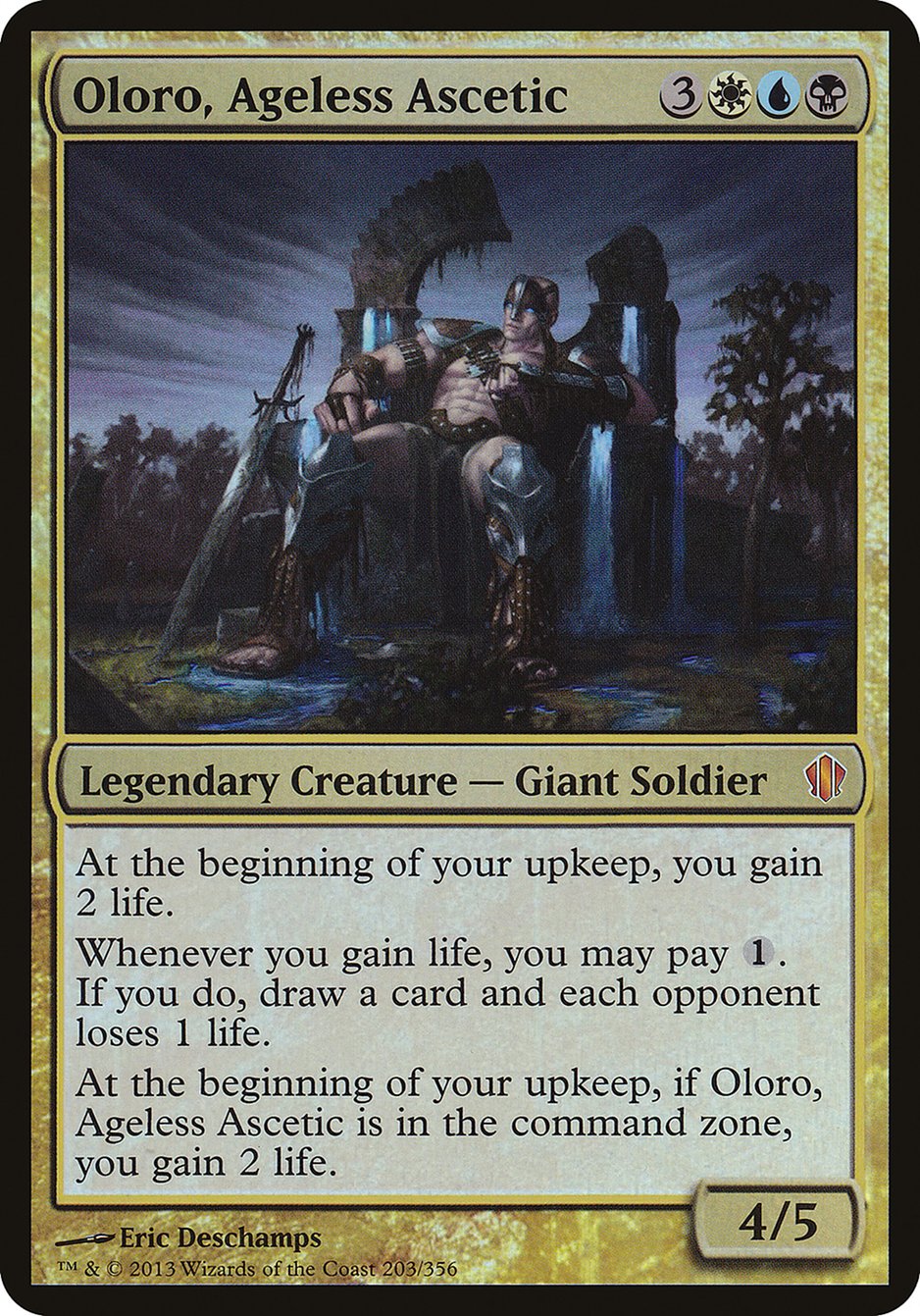 Oloro, Ageless Ascetic (Oversized) [Commander 2013 Oversized] | Exor Games Truro