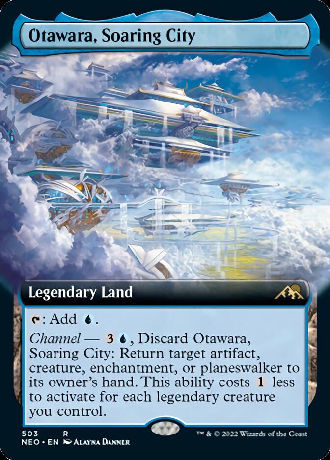 Otawara, Soaring City (Extended Art) [Kamigawa: Neon Dynasty] | Exor Games Truro