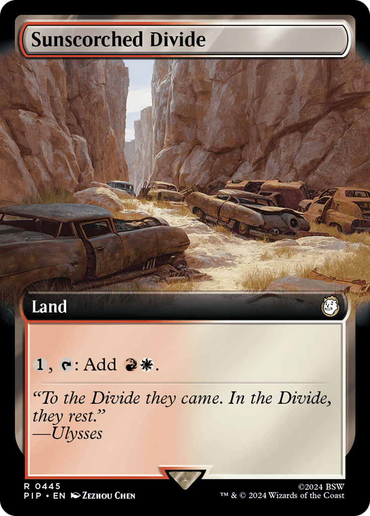 Sunscorched Divide (Extended Art) [Fallout] | Exor Games Truro