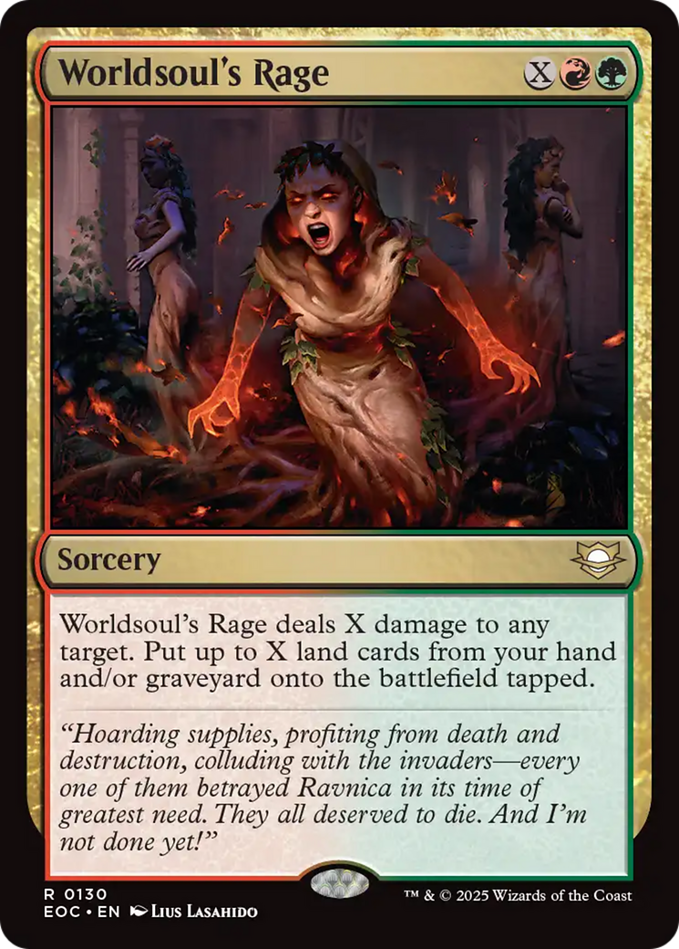 Worldsoul's Rage [Edge of Eternities Commander] | Exor Games Truro