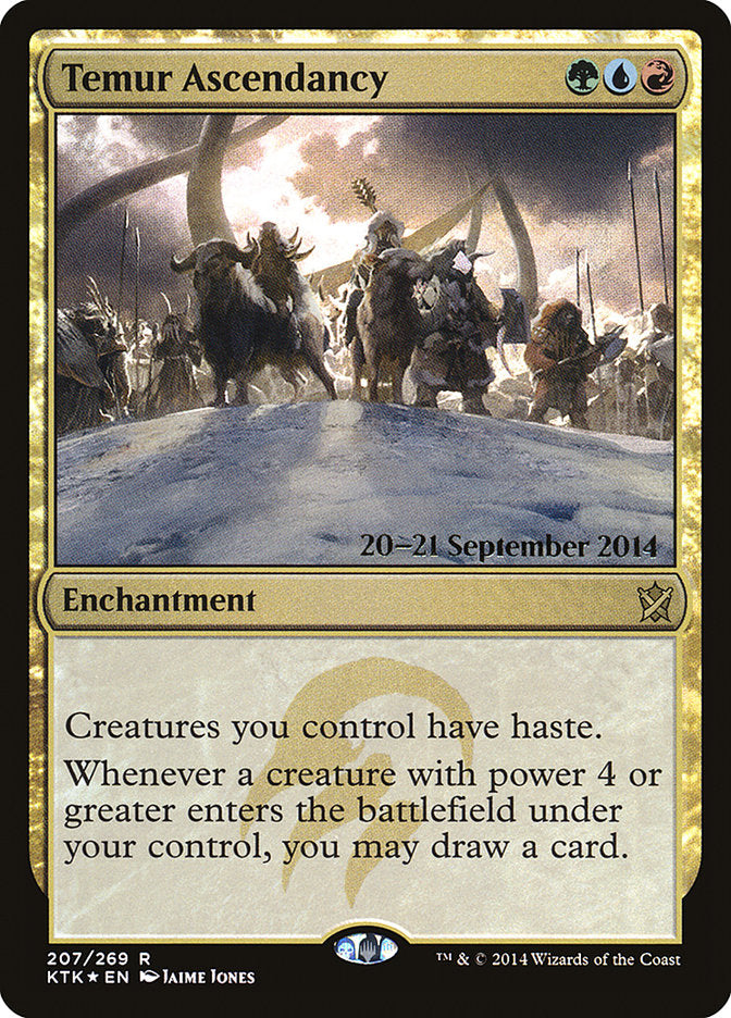 Temur Ascendancy [Khans of Tarkir Prerelease Promos] | Exor Games Truro