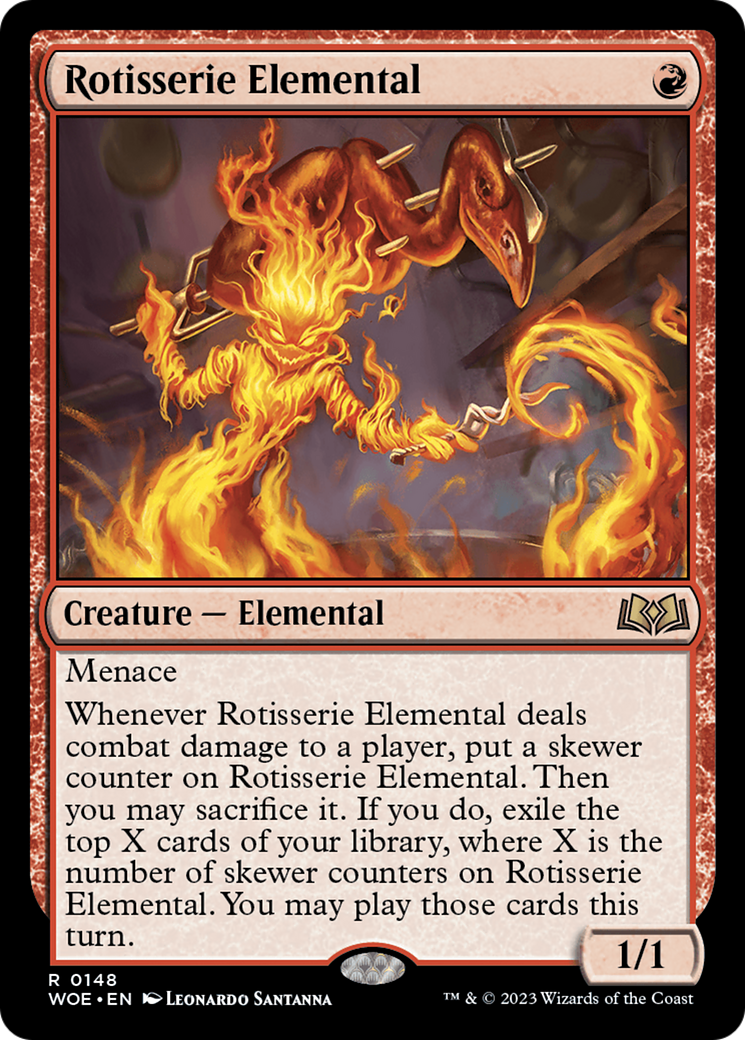 Rotisserie Elemental [Wilds of Eldraine] | Exor Games Truro