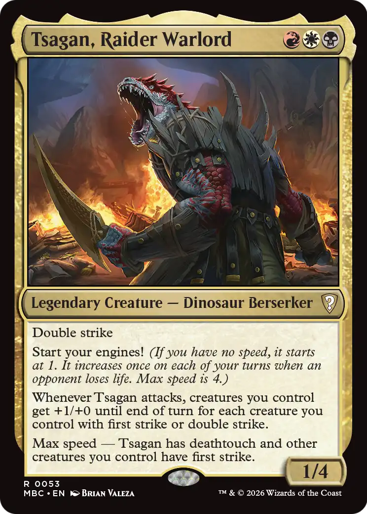 Tsagan, Raider Warlord [Mystery Booster: Commander Edition] | Exor Games Truro