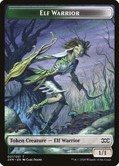 Myr (007) // Elf Warrior Double-Sided Token [Double Masters Tokens] | Exor Games Truro