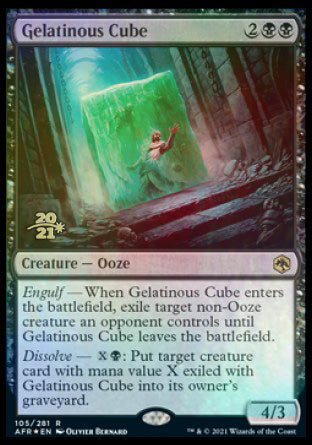 Gelatinous Cube [Dungeons & Dragons: Adventures in the Forgotten Realms Prerelease Promos] | Exor Games Truro