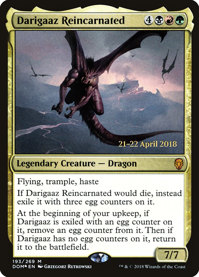 Darigaaz Reincarnated [Dominaria Prerelease Promos] | Exor Games Truro