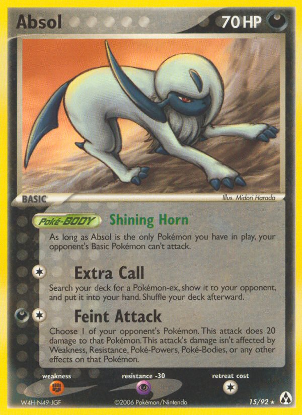 Absol (15/92) [EX: Legend Maker] | Exor Games Truro