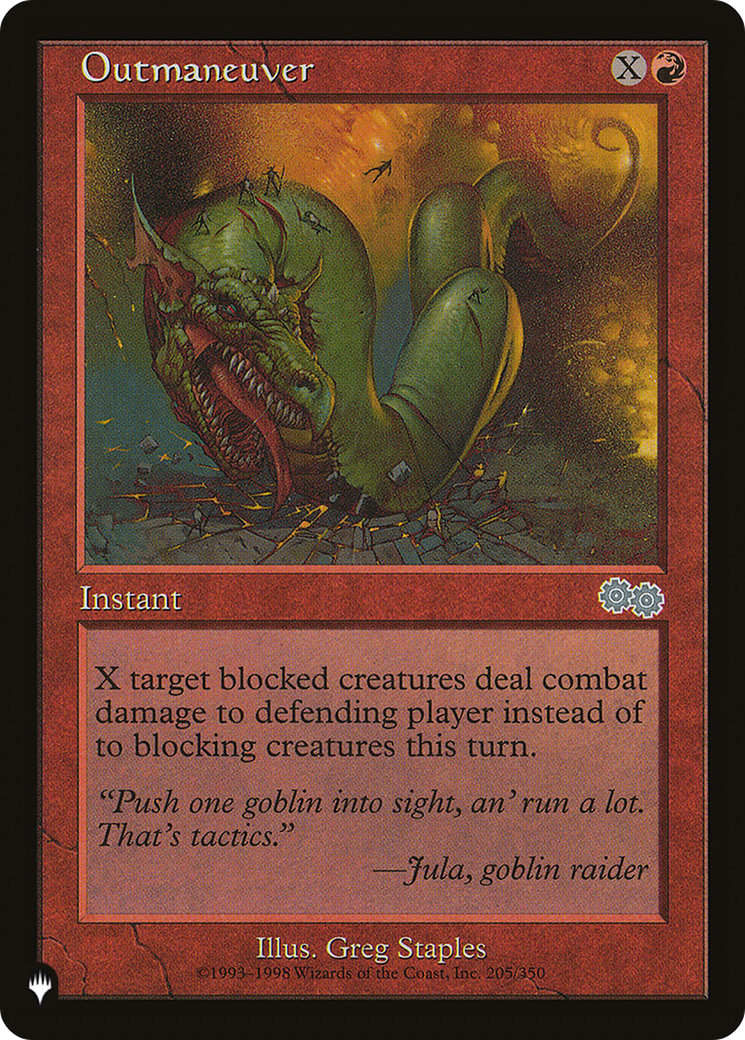 Outmaneuver [The List] | Exor Games Truro