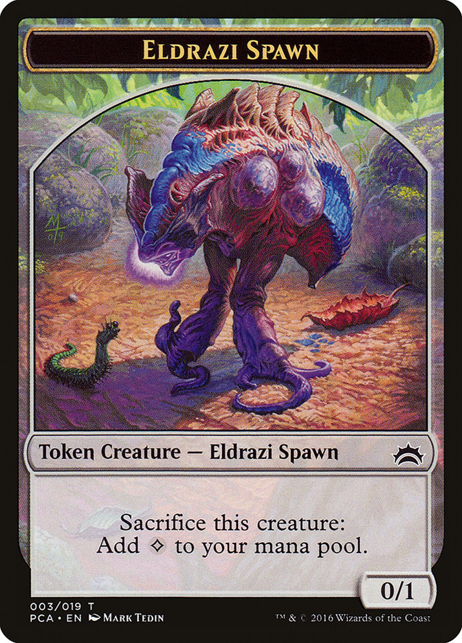 Eldrazi Spawn Token (003/019) [Planechase Anthology Tokens] | Exor Games Truro