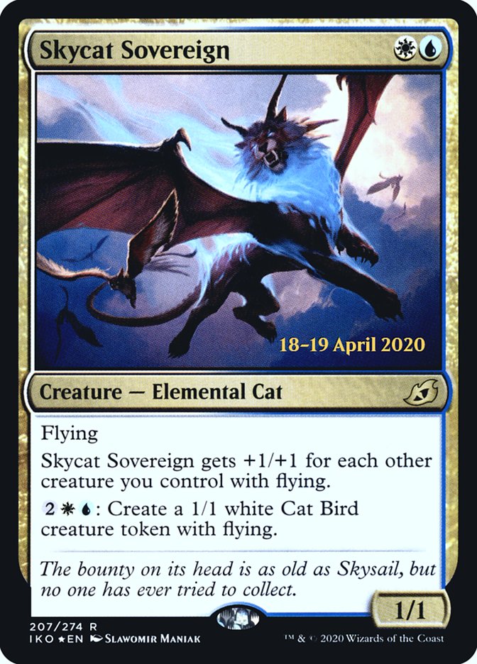 Skycat Sovereign [Ikoria: Lair of Behemoths Prerelease Promos] | Exor Games Truro