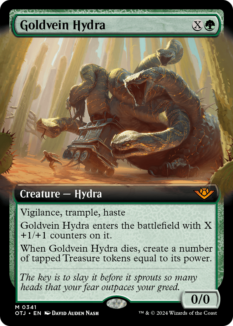 Goldvein Hydra (Extended Art) [Outlaws of Thunder Junction] | Exor Games Truro