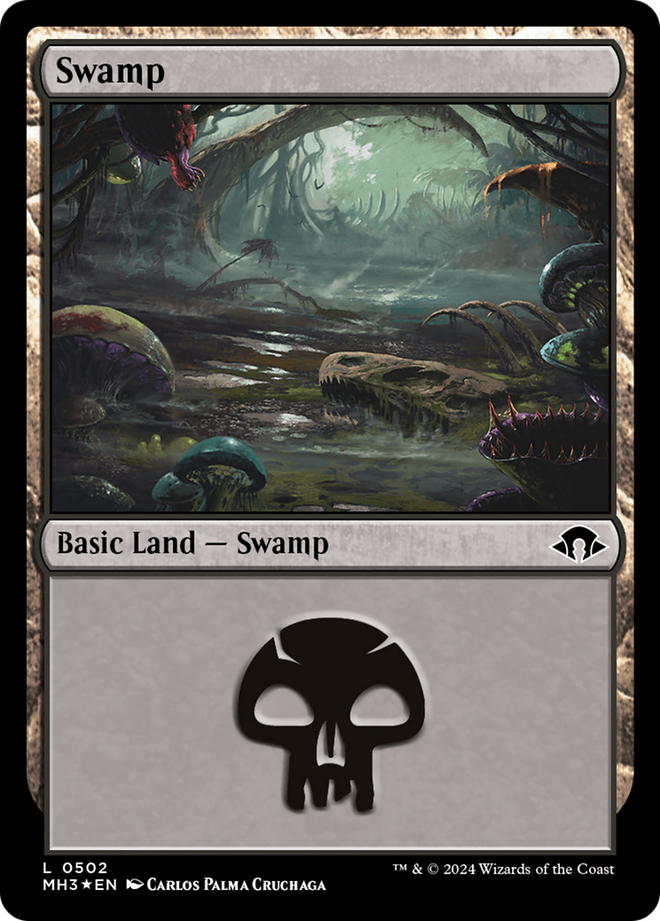 Swamp (0502) (Ripple Foil) [Modern Horizons 3] | Exor Games Truro