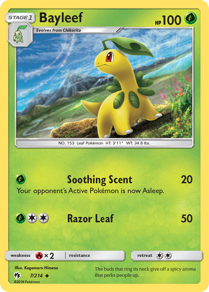 Bayleef (7/214) [Sun & Moon: Lost Thunder] | Exor Games Truro