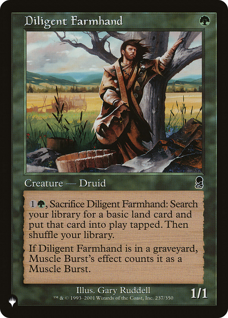 Diligent Farmhand [The List Reprints] | Exor Games Truro