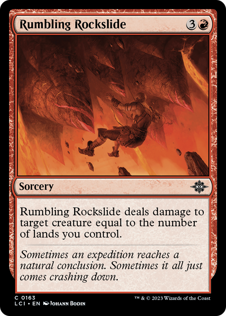 Rumbling Rockslide [The Lost Caverns of Ixalan] | Exor Games Truro