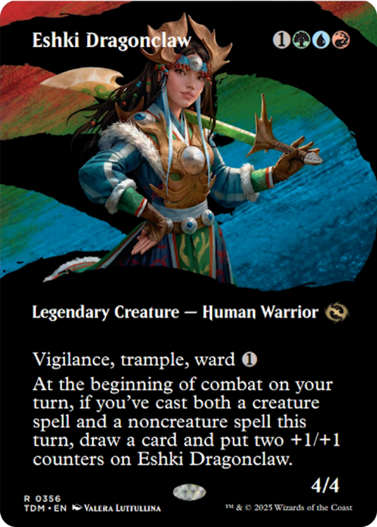 Eshki Dragonclaw (Borderless) [Tarkir: Dragonstorm] | Exor Games Truro