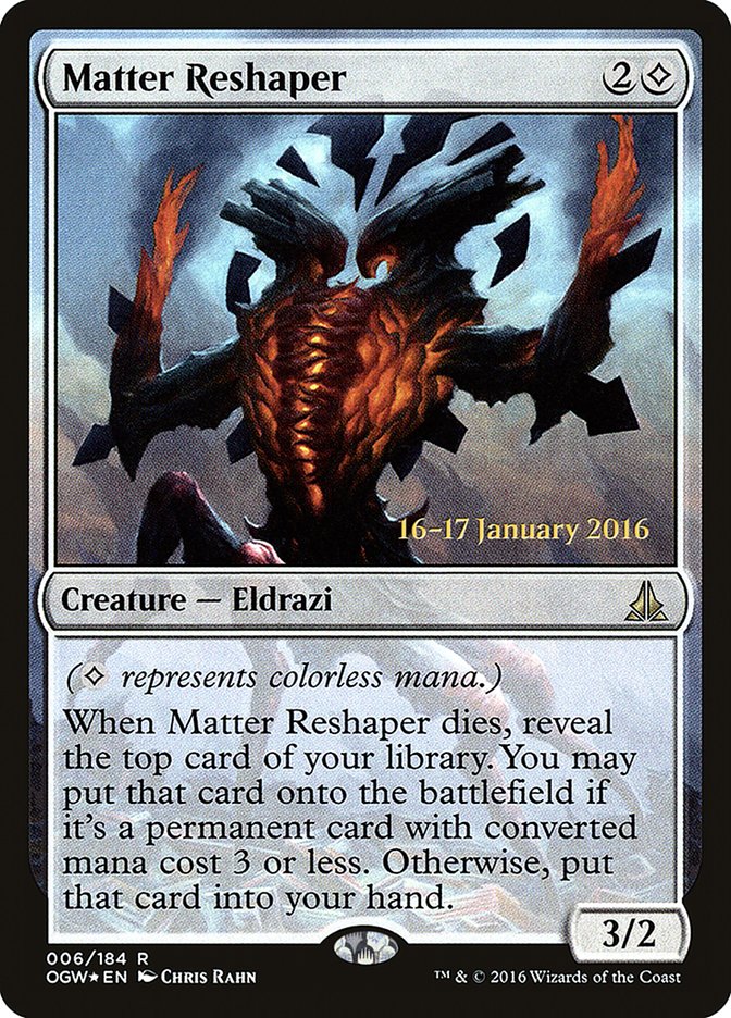 Matter Reshaper [Oath of the Gatewatch Prerelease Promos] | Exor Games Truro