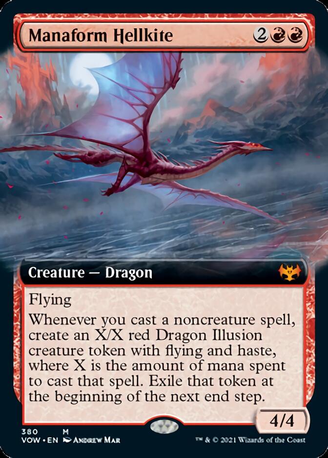 Manaform Hellkite (Extended Art) [Innistrad: Crimson Vow] | Exor Games Truro