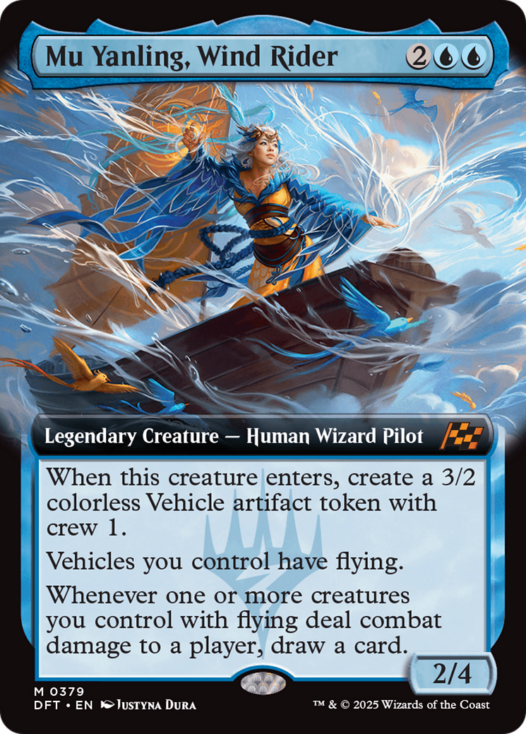 Mu Yanling, Wind Rider (Extended Art) [Aetherdrift] | Exor Games Truro