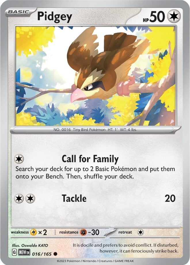 Pidgey (016/165) [Scarlet & Violet: 151] | Exor Games Truro