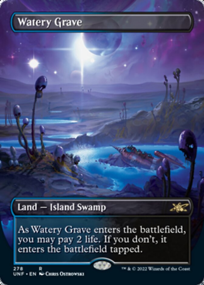 Watery Grave (Borderless) [Unfinity] | Exor Games Truro