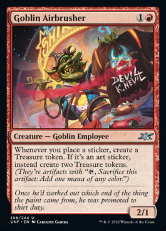 Goblin Airbrusher [Unfinity] | Exor Games Truro