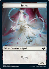 Blood // Spirit (003) Double-Sided Token [Innistrad: Crimson Vow Tokens] | Exor Games Truro