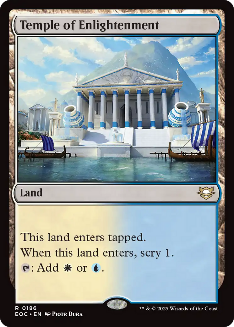 Temple of Enlightenment [Edge of Eternities Commander] | Exor Games Truro