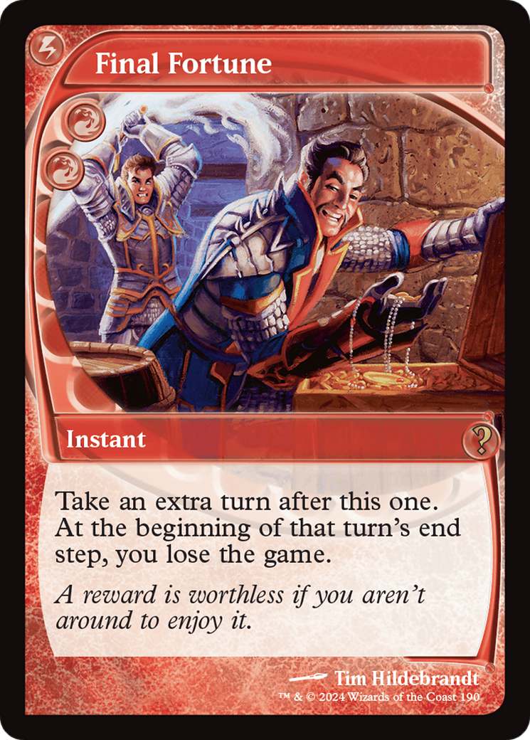 Final Fortune (Future Sight) [Mystery Booster 2] | Exor Games Truro