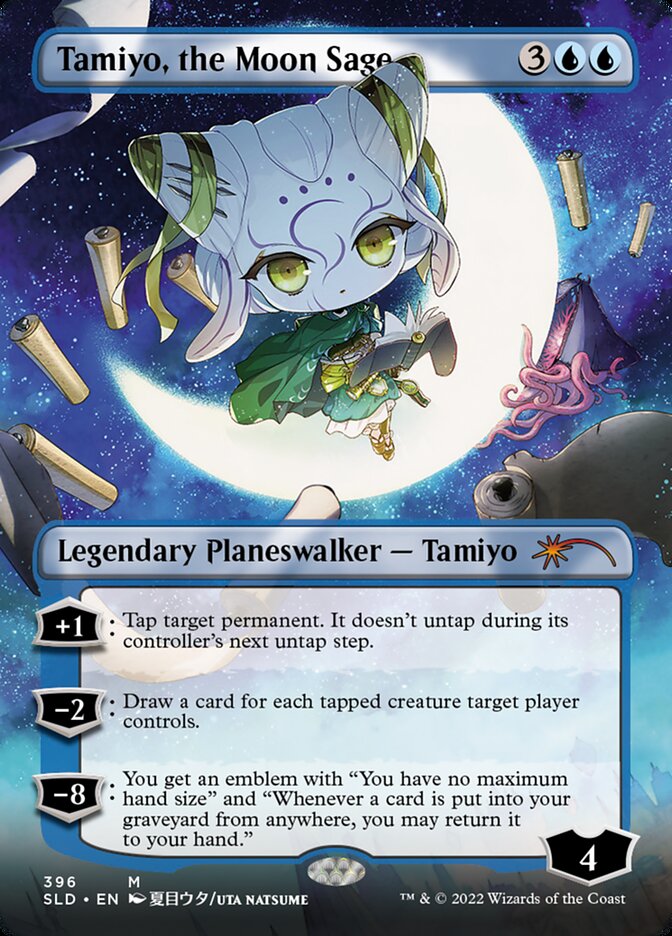 Tamiyo, the Moon Sage (Borderless) [Secret Lair Drop Series] | Exor Games Truro