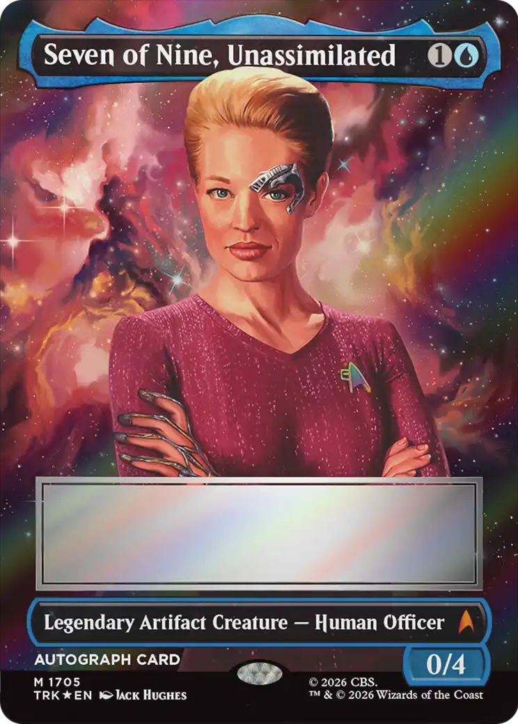 Seven of Nine, Unassimilated (Borderless) (Signed) [Star Trek] | Exor Games Truro