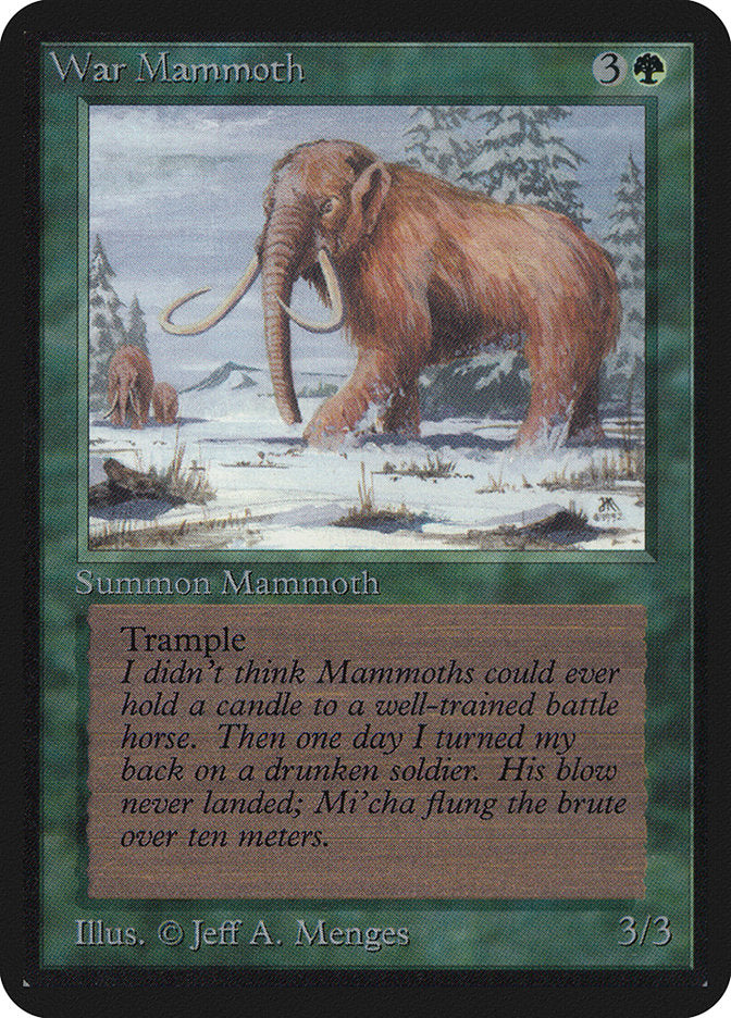 War Mammoth [Alpha Edition] | Exor Games Truro