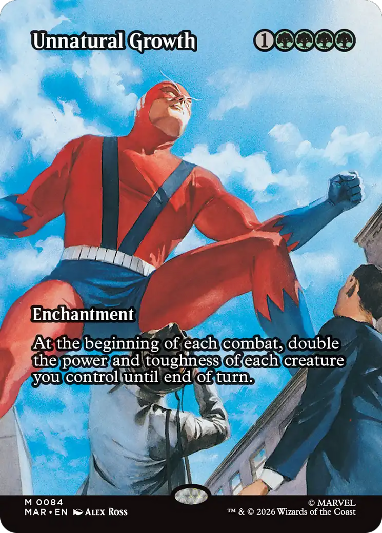 Unnatural Growth (Borderless) [Marvel Universe: Eternal-Legal] | Exor Games Truro