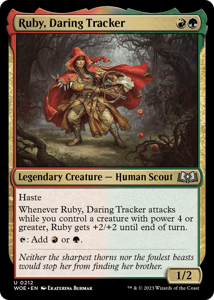 Ruby, Daring Tracker [Wilds of Eldraine] | Exor Games Truro