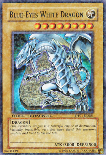 Blue-Eyes White Dragon [DT01-EN001] Super Rare | Exor Games Truro