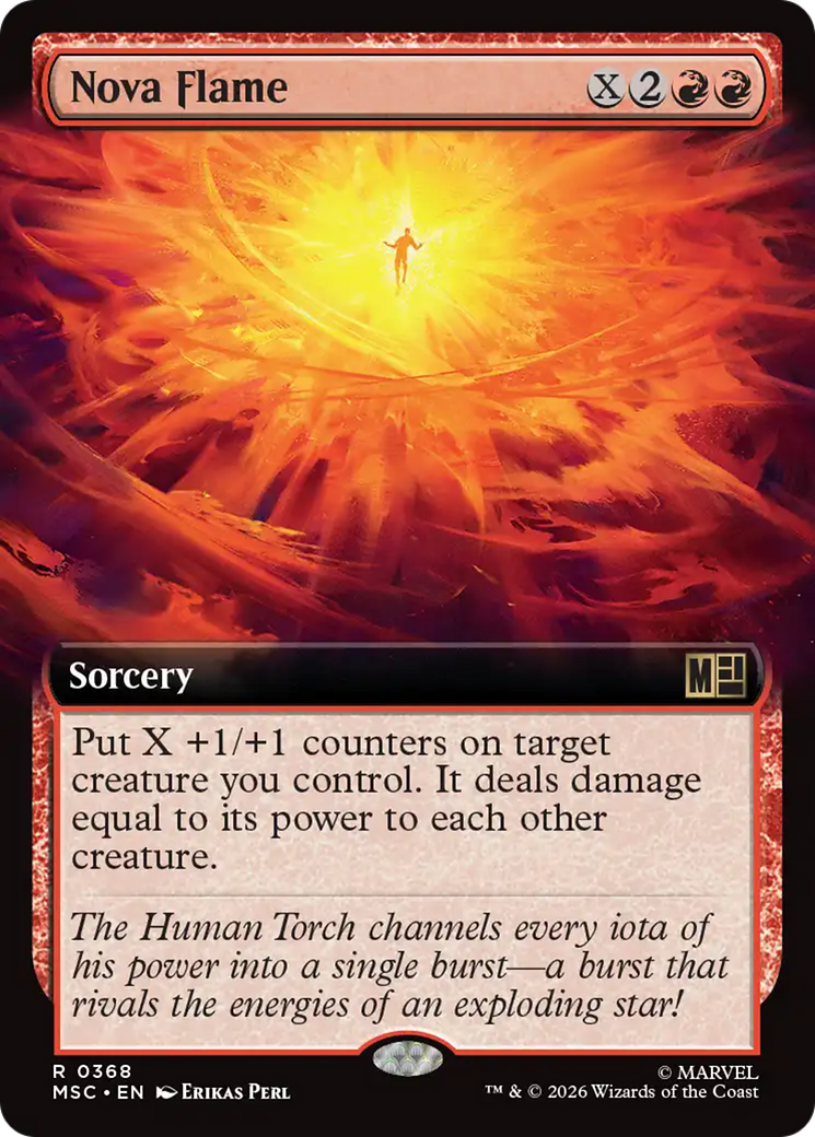 Nova Flame (Extended Art) [Marvel Super Heroes Commander] | Exor Games Truro