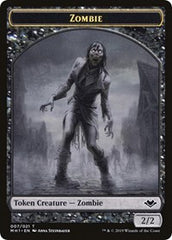 Zombie // Golem Double-Sided Token [Modern Horizons Tokens] | Exor Games Truro