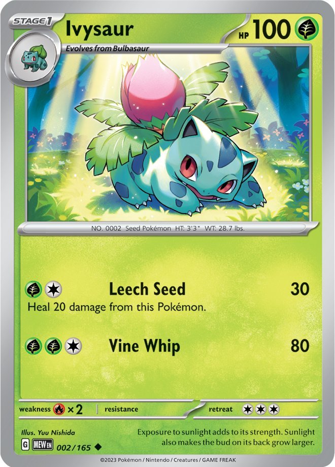 Ivysaur (002/165) [Scarlet & Violet: 151] | Exor Games Truro