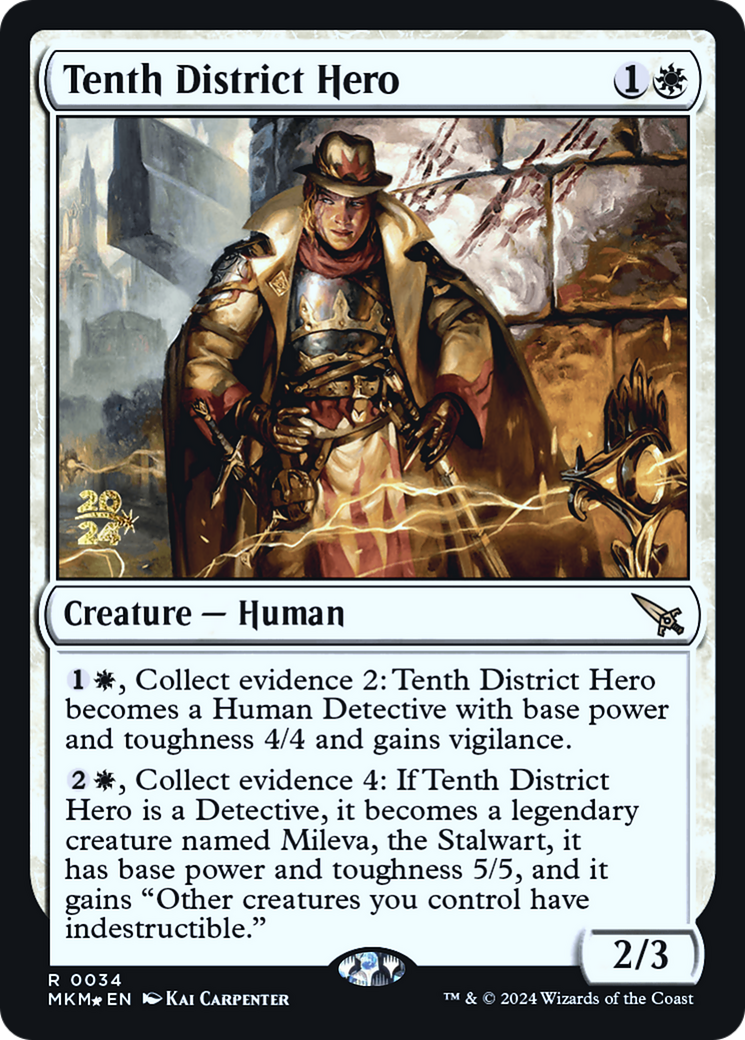 Tenth District Hero [Murders at Karlov Manor Prerelease Promos] | Exor Games Truro