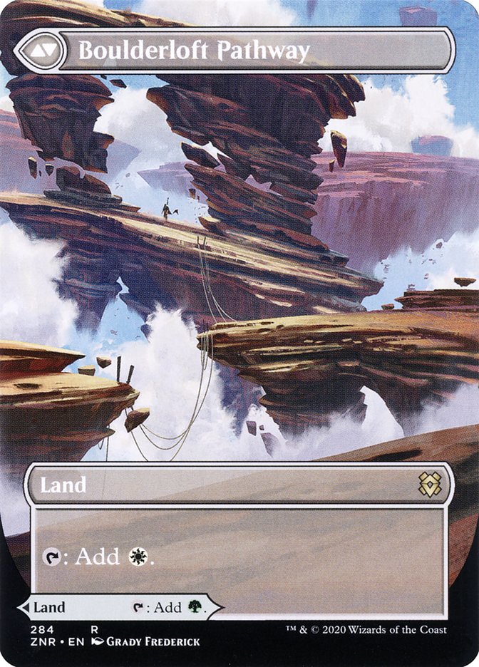 Branchloft Pathway // Boulderloft Pathway (Borderless Alternate Art) [Zendikar Rising] | Exor Games Truro