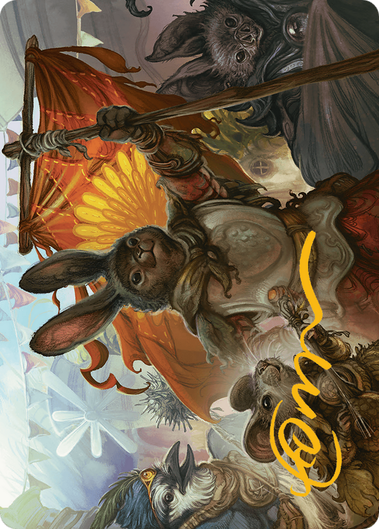 Valley Questcaller 2 Art Card (Gold-Stamped Signature) [Bloomburrow Art Series] | Exor Games Truro