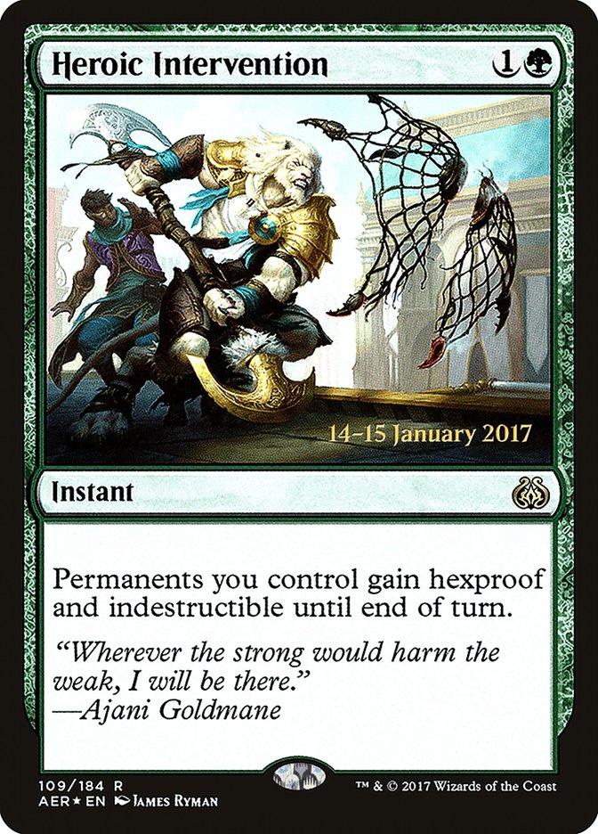 Heroic Intervention [Aether Revolt Prerelease Promos] | Exor Games Truro