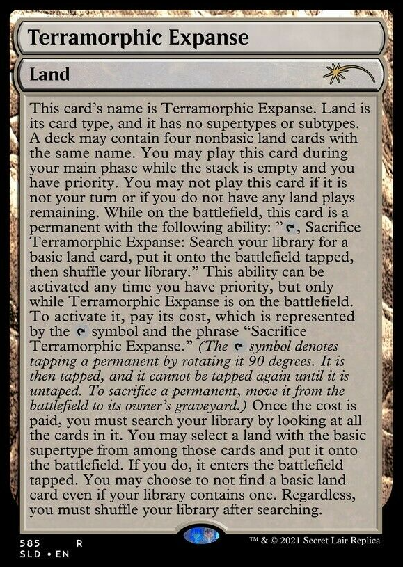 Terramorphic Expanse (Full Text) [Secret Lair Drop Promos] | Exor Games Truro