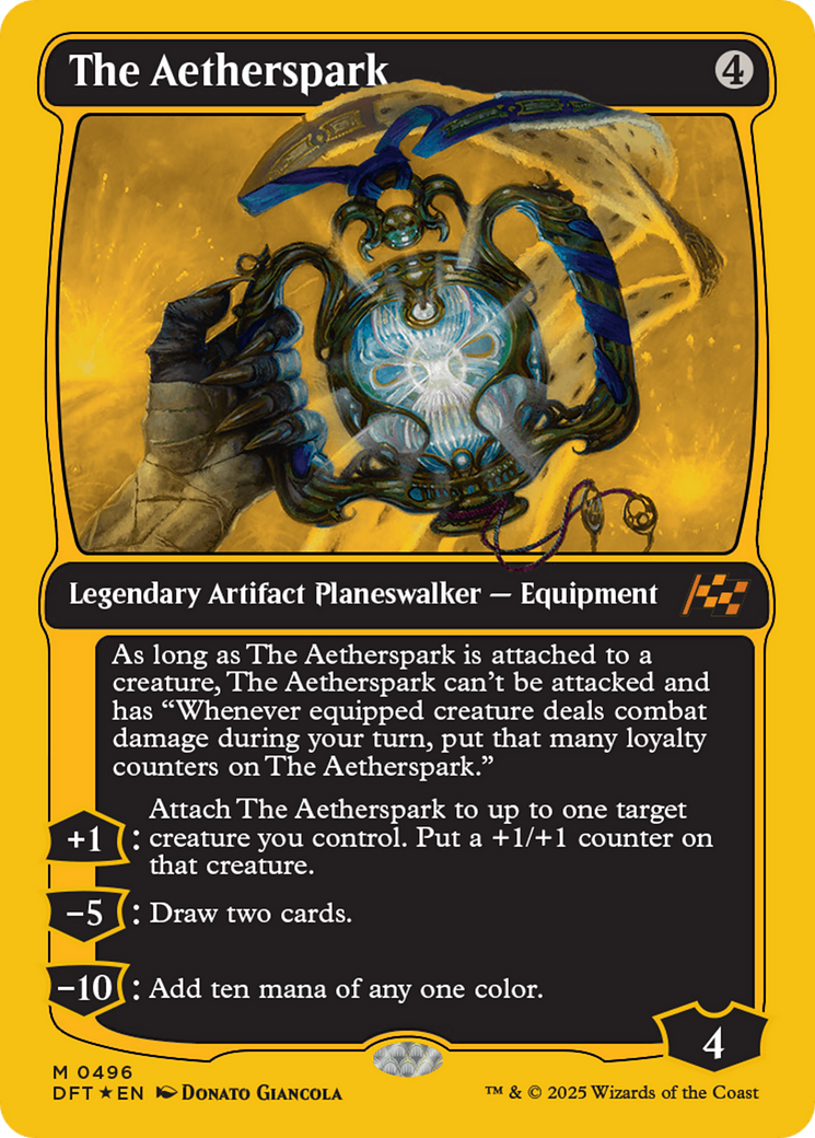 The Aetherspark (First-Place Foil) [Aetherdrift] | Exor Games Truro