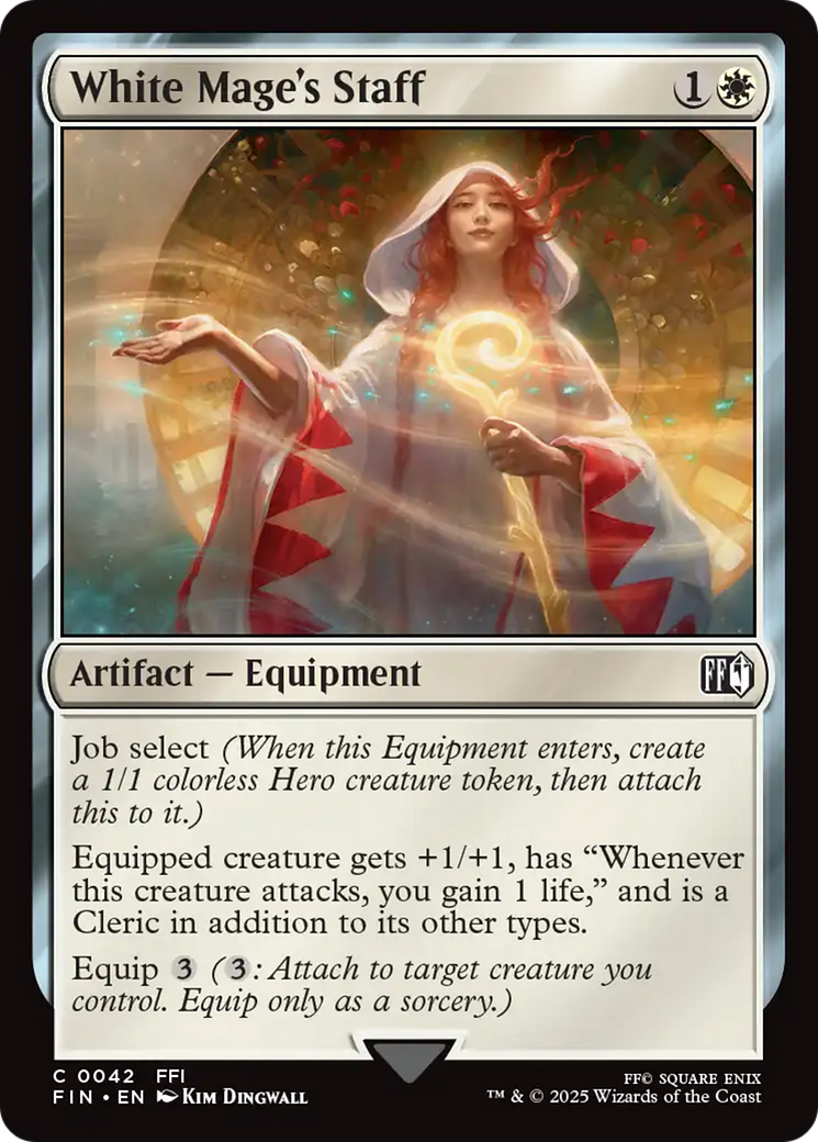White Mage's Staff [FINAL FANTASY] | Exor Games Truro